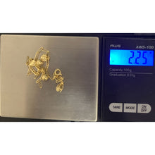 Load image into Gallery viewer, 18K Gold Bracelet Paperclips 7.25 inches with Ball Heart Charms 2.25 grams - Rafant