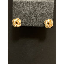 Load image into Gallery viewer, 18K Gold Earrings Stud Knot Small - Rafant