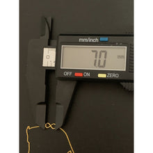 Load image into Gallery viewer, 18K Gold Necklace 17.75 inches with Infinity Charms 1.19 grams - Rafant