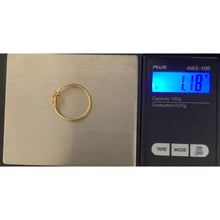 Load image into Gallery viewer, 18K Gold Rings Spiral Crown 1.18 grams Size 7.5 - Rafant