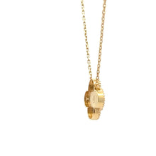 Load image into Gallery viewer, 18K Gold Necklace Chain 16 inches Pendant Flower 2.31 grams - Rafant