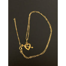 Load image into Gallery viewer, 18K Gold Necklace Chain Paperclip 15.5 inches 1.95 grams - Rafant