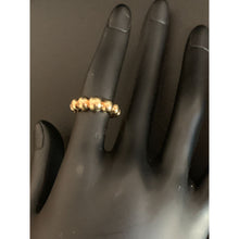 Load image into Gallery viewer, 18K Gold Ring Beaded Bubble  3.02 grams Size 4.75 - Rafant