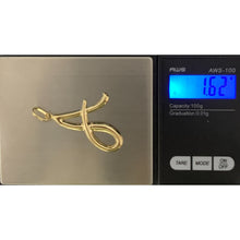 Load image into Gallery viewer, 18K Gold Pendant Letter A 1.62 grams - Rafant