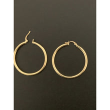Load image into Gallery viewer, 18K Gold Earrings Hoops Loops 2.42 grams - Rafant