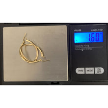 Load image into Gallery viewer, 18K Gold Earrings Hoops Loops 1.60 grams - Rafant