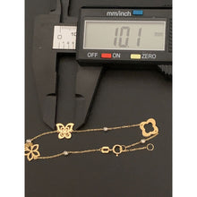 Load image into Gallery viewer, 18K Gold Bracelet with Charms Size 6 plus 0.75 inches extensions 1.17 grams - Rafant