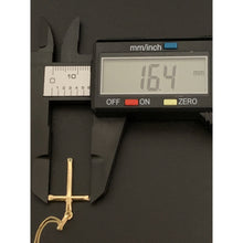 Load image into Gallery viewer, 18K Gold Necklace Curb Chain 17.50" with Cross Pendant 1.73 grams - Rafant