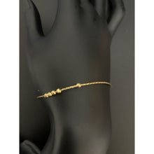 Load image into Gallery viewer, 18K Gold Bracelet Flexible Small Beads 1.12 grams 6.75 inches - Rafant