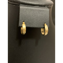 Load image into Gallery viewer, 18K Gold Earrings Hoops Loops Small 1.23 grams - Rafant