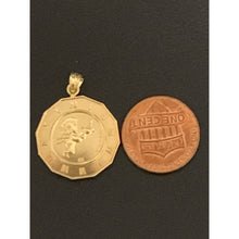 Load image into Gallery viewer, 18K Gold Pendant Angel Queen Elizabeth 2.75 grams - Rafant