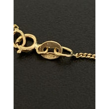 Load image into Gallery viewer, 18K Saudi Gold Necklace Curb Chain 17.75" With Infinity Pendant - Rafant