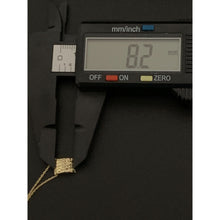 Load image into Gallery viewer, 18K Gold Necklace Chain 16.50" with Rectangle Pendant - Rafant