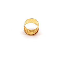 Load image into Gallery viewer, 18K Yellow Gold Ring Fortune Lucky Ring Adjustable 1.87 grams Size 5 - Rafant