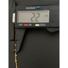 Load image into Gallery viewer, 18K Gold Necklace 18 inches Beaded 1.01 grams - Rafant