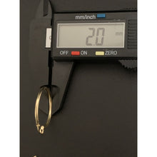 Load image into Gallery viewer, 18K Gold Earrings Hoops Loops 1.55 grams - Rafant