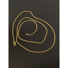 Load image into Gallery viewer, 18K Yellow Gold Necklace Chain Link 27.5 inches - Rafant