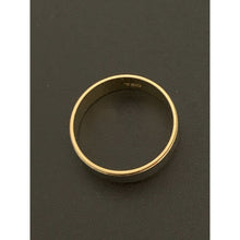 Load image into Gallery viewer, 18K Gold Ring Wedding Band Two Tone Yellow White 2.62 grams S6.5 - Rafant