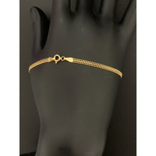 Load image into Gallery viewer, 18K Gold Sedusa Chain Bracelet 1.61 grams Size 7.5 inches - Rafant