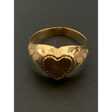 Load image into Gallery viewer, 18K Gold Ring Heart 1.20 grams Size 6.5 - Rafant