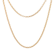 Load image into Gallery viewer, 18K Yellow Gold Necklace Chain Cable Link 2.09 grams 19.75 inches - Rafant