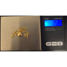 Load image into Gallery viewer, 18K Gold Bracelet with Puffed Heart Charm 1.58 grams Size 7.25 inches - Rafant