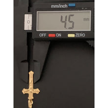 Load image into Gallery viewer, 18K Gold Pendant Cross Jesus Christ 0.71 grams - Rafant