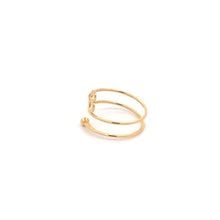 Load image into Gallery viewer, 18K Yellow Gold Ring Heart Spiral 1.03 grams Size 6.5 - Rafant