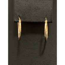 Load image into Gallery viewer, 18K Saudi Gold Hoops Loops Earrings 1.52 grams - Rafant