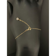 Load image into Gallery viewer, 18K Gold Bracelet Flower Beads Charm 7 inches plus one inch Extension 1.53grams - Rafant