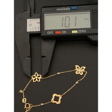 Load image into Gallery viewer, 18K Gold Bracelet with Charms Size 6 plus 0.75 inches extensions 1.17 grams - Rafant