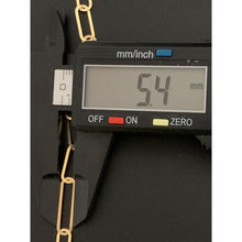Load image into Gallery viewer, 18K Gold Bracelet Paperclip 2.39 grams 7.5 inches - Rafant