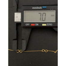 Load image into Gallery viewer, 18K Gold Necklace Infinity 1.16 grams 18 inches - Rafant