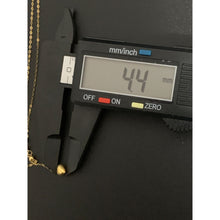 Load image into Gallery viewer, 18K Gold Necklace Chain 18 inches with Puffed Heart Charms Beads 1.15 grams - Rafant