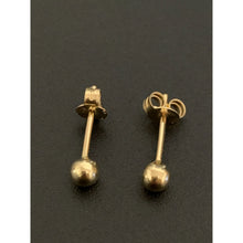 Load image into Gallery viewer, 18K Gold Earrings Stud Balls Tiny 0.90 grams - Rafant