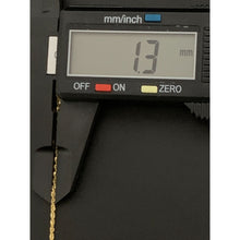 Load image into Gallery viewer, 18K Gold Necklace Chain 17.50 inches with Heart Pendant 1.62 grams - Rafant