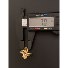 Load image into Gallery viewer, 18K Gold Ring Double Heart 1.30 grams S 6.5 - Rafant