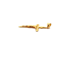 Load image into Gallery viewer, 18K Gold Pendant Cross Jesus Christ Religious 0.55 grams - Rafant
