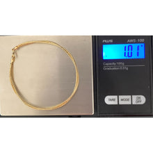 Load image into Gallery viewer, 18K Gold Bracelet Soft Bangle Mesh Size 6.75 inches 1.01 grams - Rafant