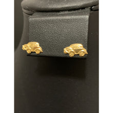 Load image into Gallery viewer, 18K Gold Earrings Stud Car 1.47 grams - Rafant