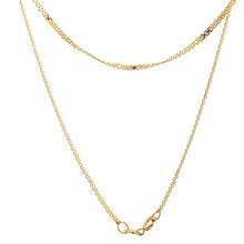 Load image into Gallery viewer, 18K Yellow Gold Necklace Chain Bismark 1.55 grams 18 inches - Rafant
