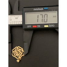 Load image into Gallery viewer, 18K Gold Pendant Flower 0.83 grams - Rafant