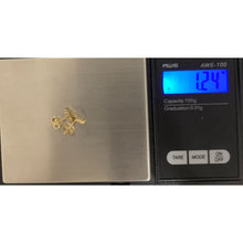 Load image into Gallery viewer, 18K Gold Earrings Stud Heart Infinity 1.24 grams - Rafant