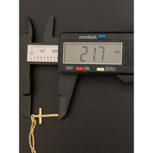 Load image into Gallery viewer, 18K Gold Necklace Chain 20 inches with Jesus Christ Pendant 1.66 grams - Rafant