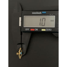 Load image into Gallery viewer, 18K Gold Pendant Evil Eye Turquoise 0.65 grams - Rafant