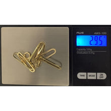 Load image into Gallery viewer, 18K Gold Bracelet Paperclip Large Links 7 inches 2.95 grams - Rafant