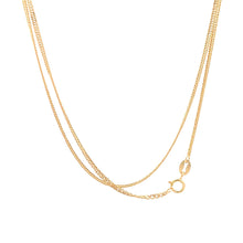 Load image into Gallery viewer, 18K Yellow Gold Necklace Chain Curb 24 inches 2.33 grams - Rafant