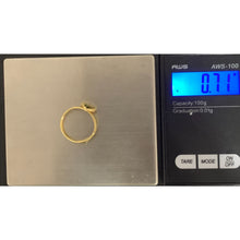 Load image into Gallery viewer, 18K Gold Ring Heart 0.71 grams Size 5.5 - Rafant