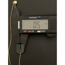 Load image into Gallery viewer, 18K Gold Necklace Chain 16.25" with Puffed Heart Pendant - Rafant