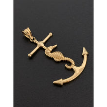 Load image into Gallery viewer, 18K Gold Pendant Anchor Seahorse 1.81 grams - Rafant